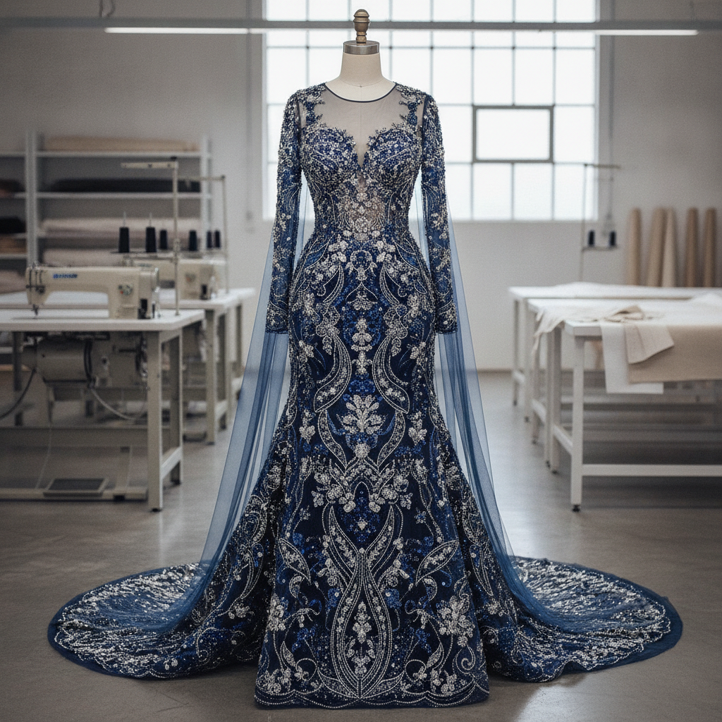 Handcrafted Embroidered Gown