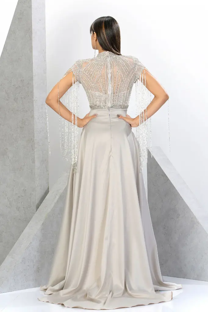 Tassels-Evening-gown-high-neck-fringes-satin-slit-trail-princess-western-wear-fashion-designer-india-Eli-Bitton-Ivory-16717-6.webp