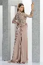 sleeves-Evening-gown-V-neck-ruffle-satin-slits-stav-western-fashion-dseigner-india-Eli-bitton-Peach-15515-4.webp